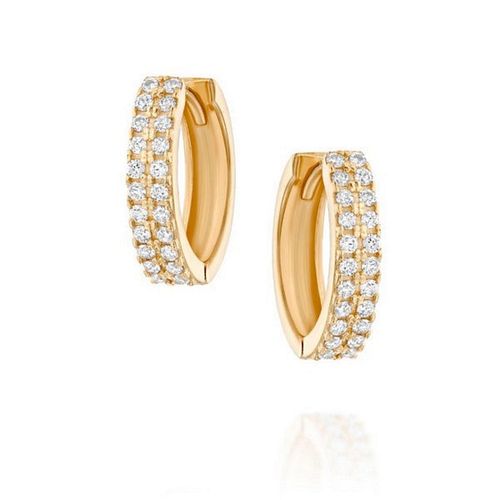 14kt Rose Gold 0.26ctw Diamond Earrings