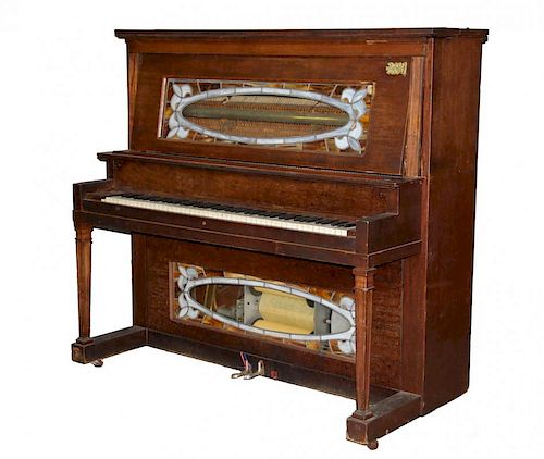 VINTAGE UPRIGHT COIN-OP PLAYER PIANO