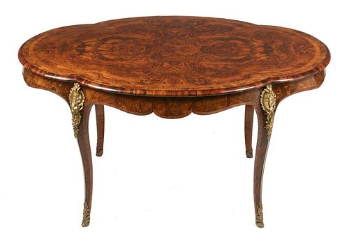 FRENCH VICTORIAN EXCEPTIONAL PARLOR TABLE