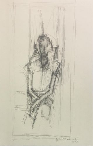 Alberto Giacometti - Figura Femminile Seduta (After)