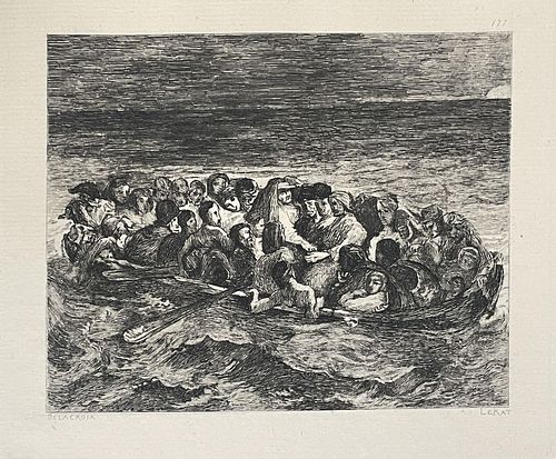 Eugene Delacroix - La Barque De Don Juan