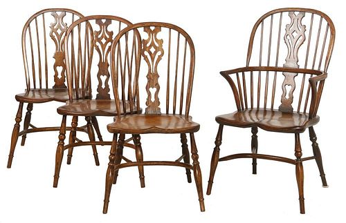 (SET OF 8) WINDSOR CHAIRS
