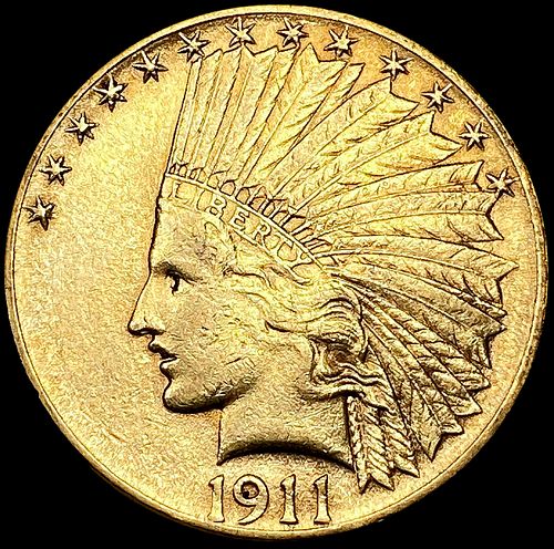 1911 $10 Gold Eagle CLOSELY UNCIRCULATED