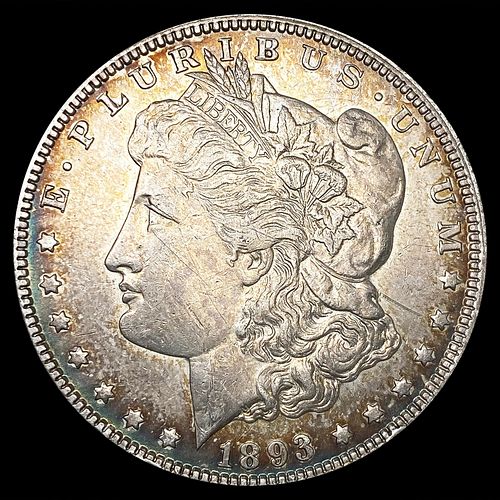 1893-O Morgan Silver Dollar CHOICE AU