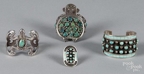 Jobeth Mayes Zuni sterling silver and turquoise {M