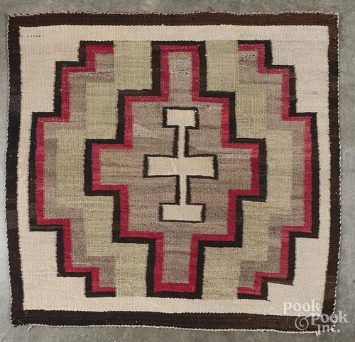 Two Navajo weavings, early 20th c., 61" x 31" and