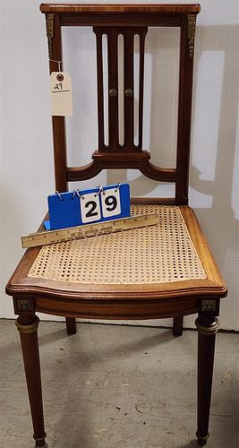 Fr Chair W/ Ormolu Mounts 35"H X 17"W X 15 1/2"D