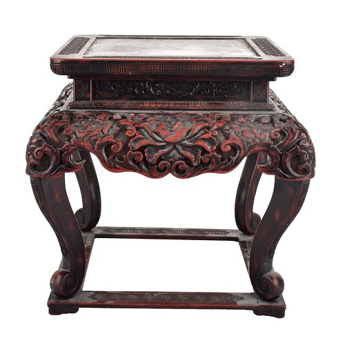Vintage Chinese Pedestal Stand