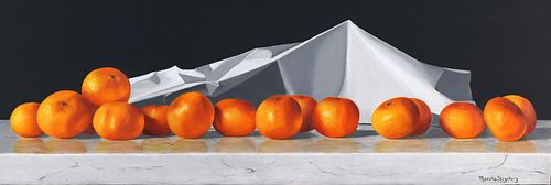 ROW OF CLEMENTINES by Marsha Strycharz