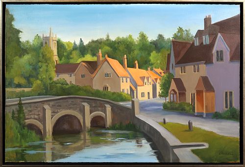 CASTLE COMBE, WILTSHIRE by Janet Parker