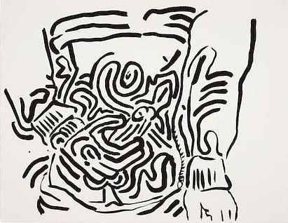 Keith Haring - Untitled II from "Bad Boys"
