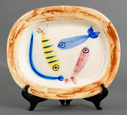 Pablo Picasso "Quatre Poissons" Ceramic Platter