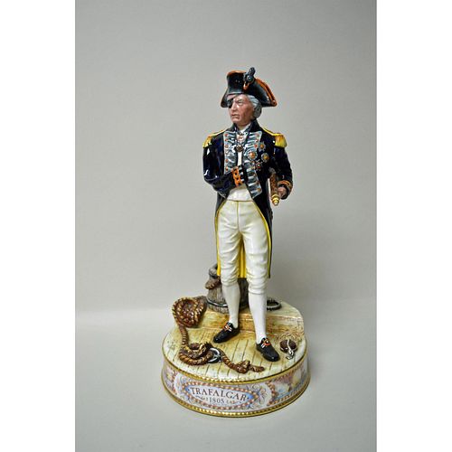 Royal Doulton Porcelain Vice Admiral Lord Nelson Figurine, Hn 3489, Limited Edition, Signed By Sir Michael Doulton