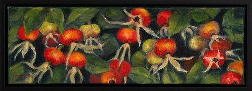 ROSE HIPS by Peggy Jackson