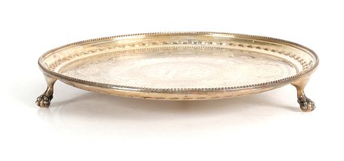 An English Sterling Silver Salver 