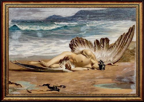  THE DEATH OF ICARUS OIL PAINTING