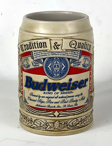 1996 Budweiser "Tradition & Quality" CS282 Stein St. Louis Missouri