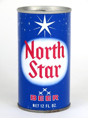1971 North Star Beer 12oz T98-25.2 Ring Top Can Cold Spring Minnesota