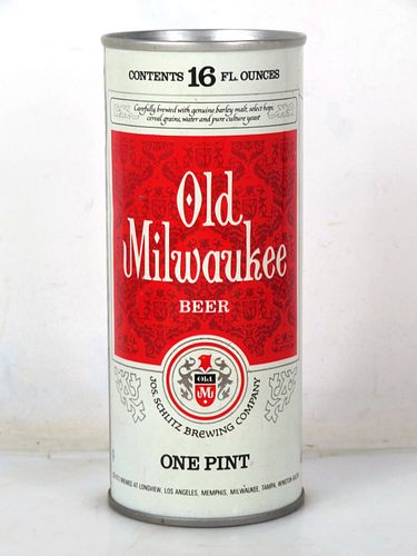 1973 Old Milwaukee Draft Beer 16oz One Pint T159-13 Ring Top Can Milwaukee Wisconsin