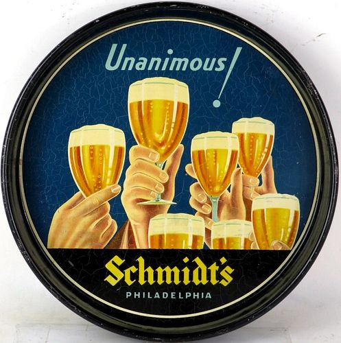 1938 Schmidt's Philadelpia Beer 13 inch Philadelphia Pennsylvania