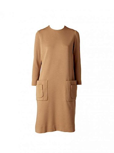 Norman Norell Wool Knit Day Dress