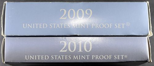 2009 & 2010 US PROOF SETS