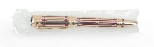 Mont Blanc (German) 'Catherine the Great' Fountain Pen, L 5.5"