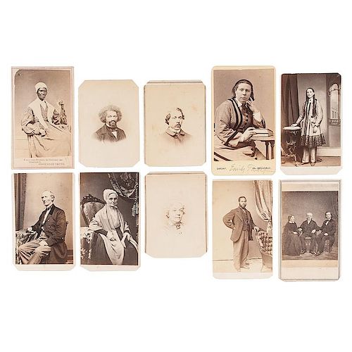 Important CDV Album Containing Photographs of Spiritualists, Social Reformers, Suffragettes, and Abolitionists, Incl. Sojourn