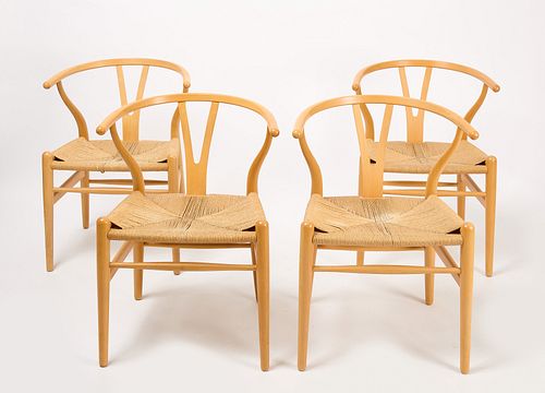 Set of Four Hans Wegner Chairs