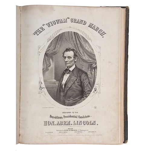 Beardless Abraham Lincoln, Wigwam Grand March Sheet Music and More