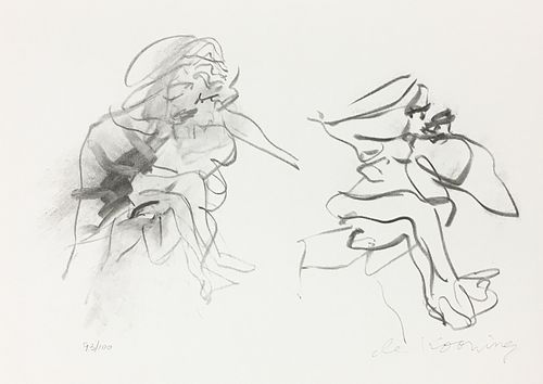 Willem De Kooning  - Two Figures