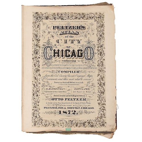 Peltzer's Atlas of Chicago in Four Volumes