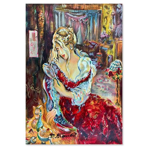 Sevitt Francis, "Vanity" Limited Edition Serigraph, Numbered and Hand Signed with Letter of Authenticity.