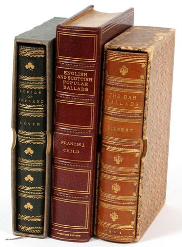 ENGLISH AND AMERICAN LEATHER VOLUMES