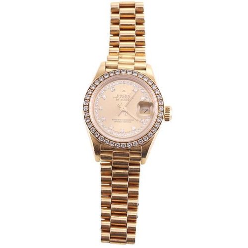 Rolex  President 18k Gold Diamond 18k Gold Lady&#39;s Watch 6916