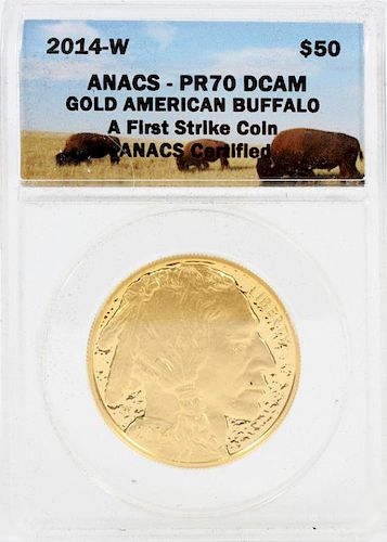 U.S. $50.DOLLAR GOLD COIN AMERICAN BUFFALO