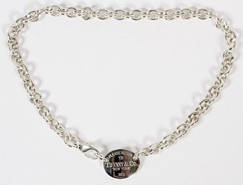 TIFFANY & CO. STERLING SILVER CHAIN NECKLACE