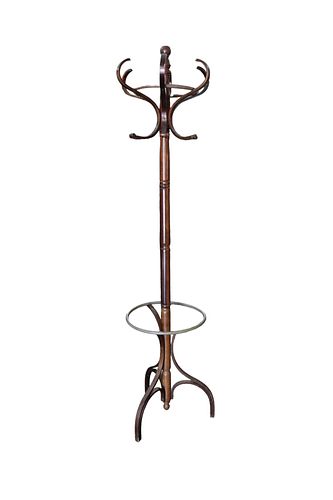 VINTAGE Victorian style Bentwood Hat stand Coat Rack