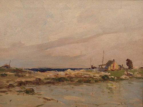 CHAUNCEY FOSTER RYDER, (American, 1868-1949), Connecticut Shore View