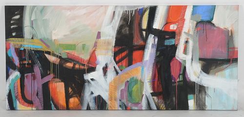 Helen Bershad, 'Swoop', Large Abstract Acrylic on Canvas