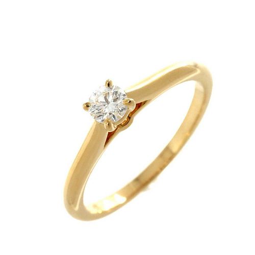 CARTIER SOLITAIRE DIAMOND 18K YELLOW GOLD RING