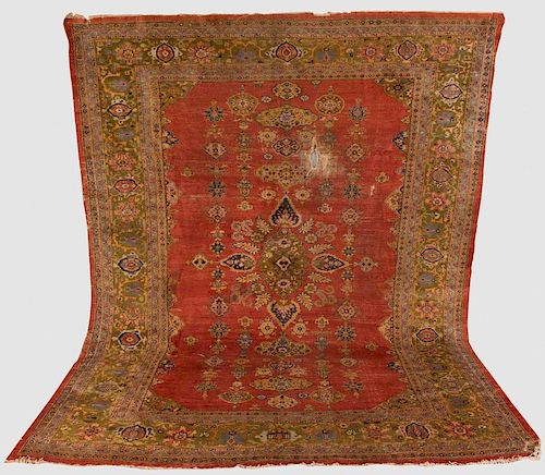 Mahal Carpet, Persia, late 19th century