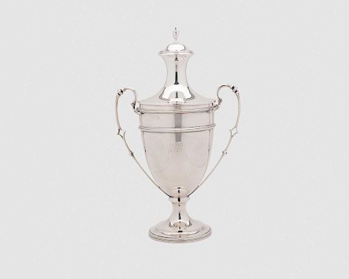 CHRICHTON BROTHERS Silver Two Handled Covered Trophy