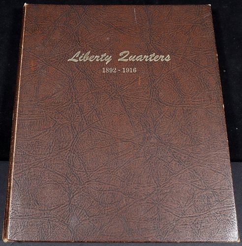 PARTIAL DANSCO LIBERTY QUARTERS 1892-1916 ALBUM