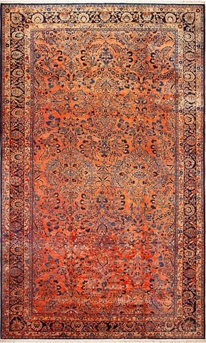 Large Antique Persian Lilihan Rug 19 ft 5 in x 12 ft 6 in (5.91 m x 3.81 m)