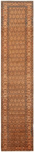 Antique Persian Malayer Runner Rug 16 ft x 3 ft 4 in (4.87 m x 1.01 m)