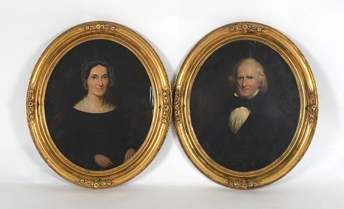 Att. to William Joseph Williams (1759 - 1823) Pair of Portraits 