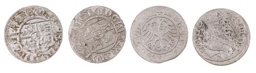 17th C. POLISH SILVER COINS 