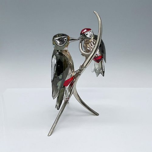 Swarovski Crystal Figurine, Woodpeckers