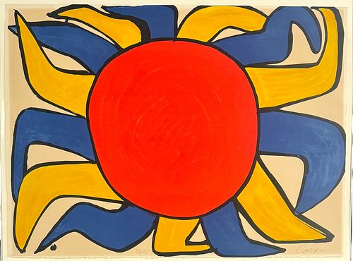 Alexander Calder "Frontispiece" Lithograph